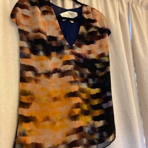 Rory Beca Multicolored Silk Blouse, XS